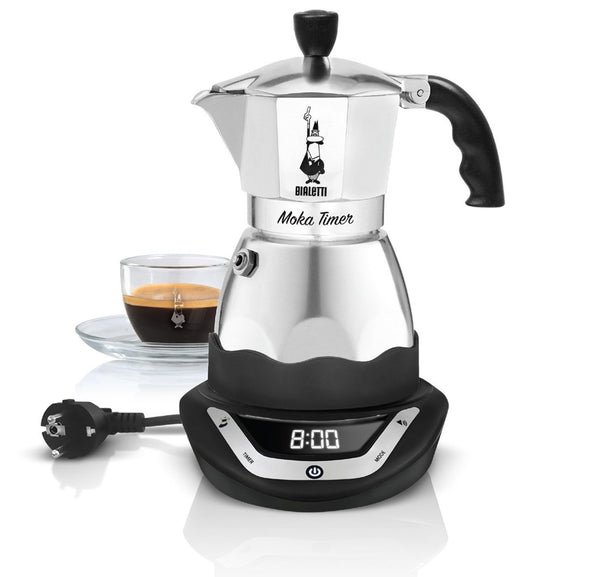 BIALETTI ALUMINIUM ESPRESSOKOCHER für 3 Tassen Elektrisch Espresso Maker MOKA