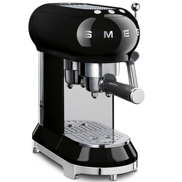 Smeg Espressomaschine mit Siebträger ECF01BLEU schwarz