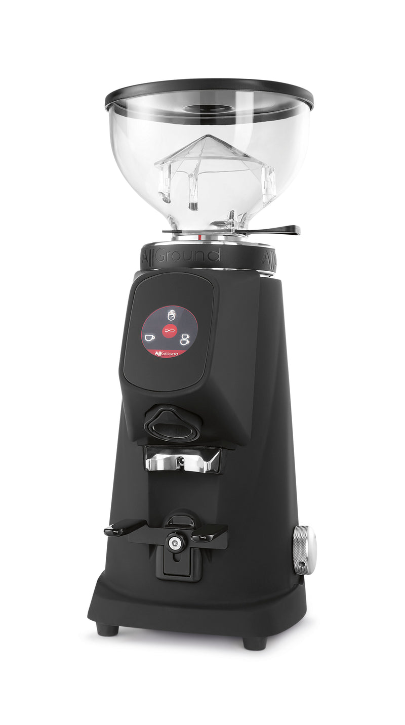 SANREMO Cube R Black Bundle with Sanremo AllGround coffee grinder