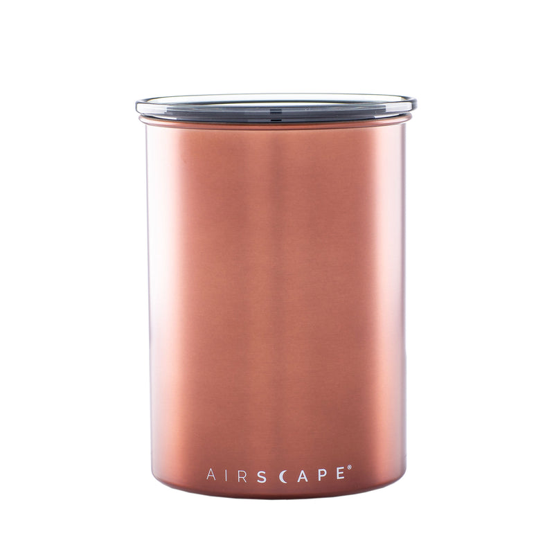 Airscape® coffee can / vacuum container 500g copper
