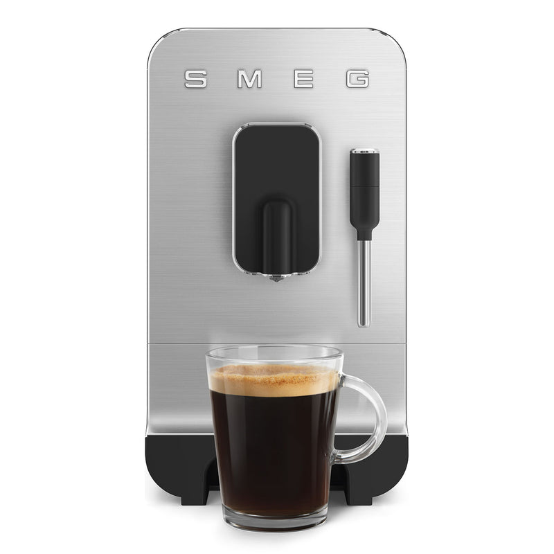 Machine à café Smeg bcc02 avec fonction mousse de lait Matt Black 2023