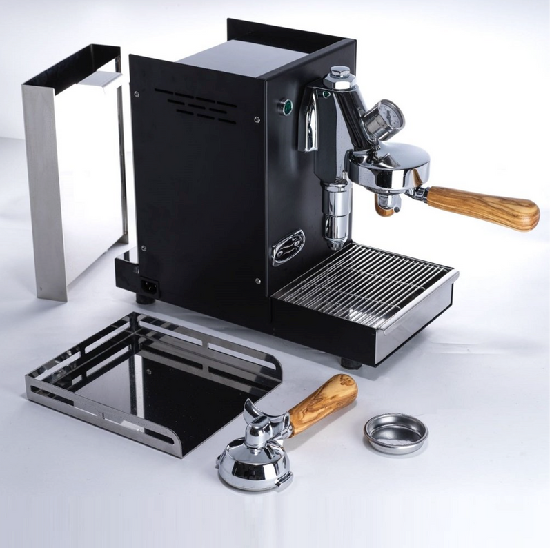 969.coffee - آلة إسبرسو Elba Mini All Black ذات الدائرة الواحدة