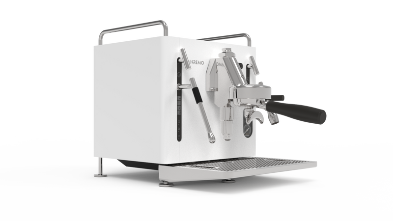 SANREMO Cube R White Bundle with Sanremo AllGround coffee grinder