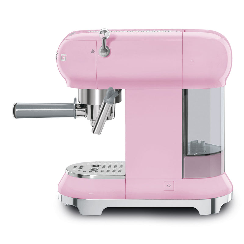ماكينة إسبريسو سميج مع فلتر القهوة ECF01PKEU كاديلاك وردي