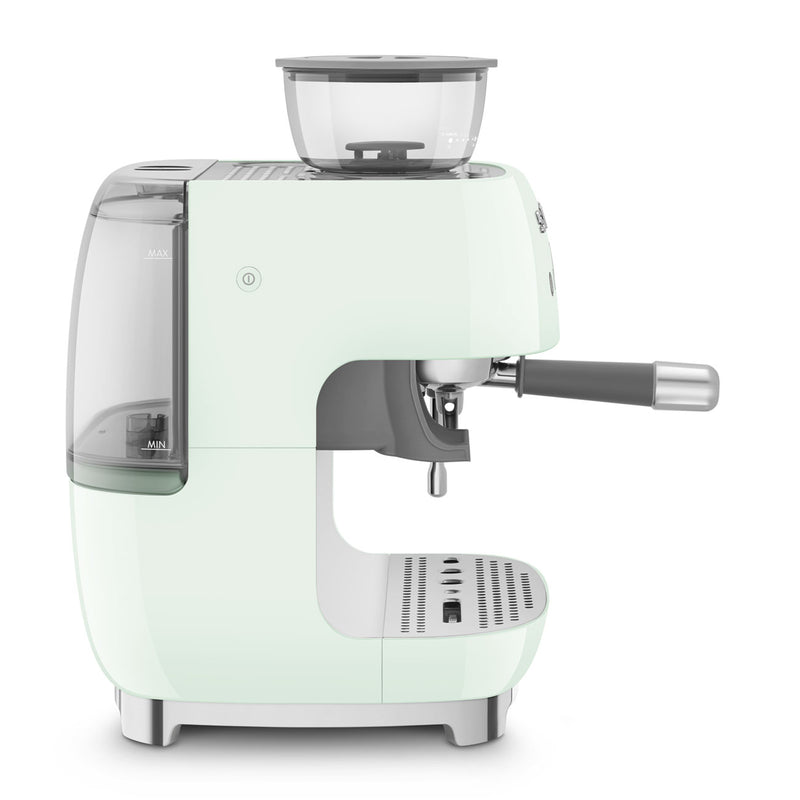 Μηχανή espresso Smeg με μύλο παστέλ πράσινο EGF03PGEU