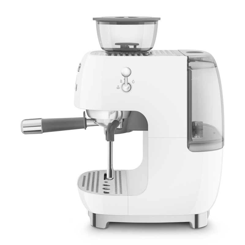 Smeg Espressomaschine mit Mahlwerk Weiß EGF03WHEU