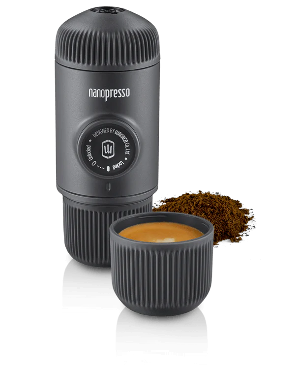 Wacaco Nanopresso Chill Weiß - Kaffeepresse mit Case