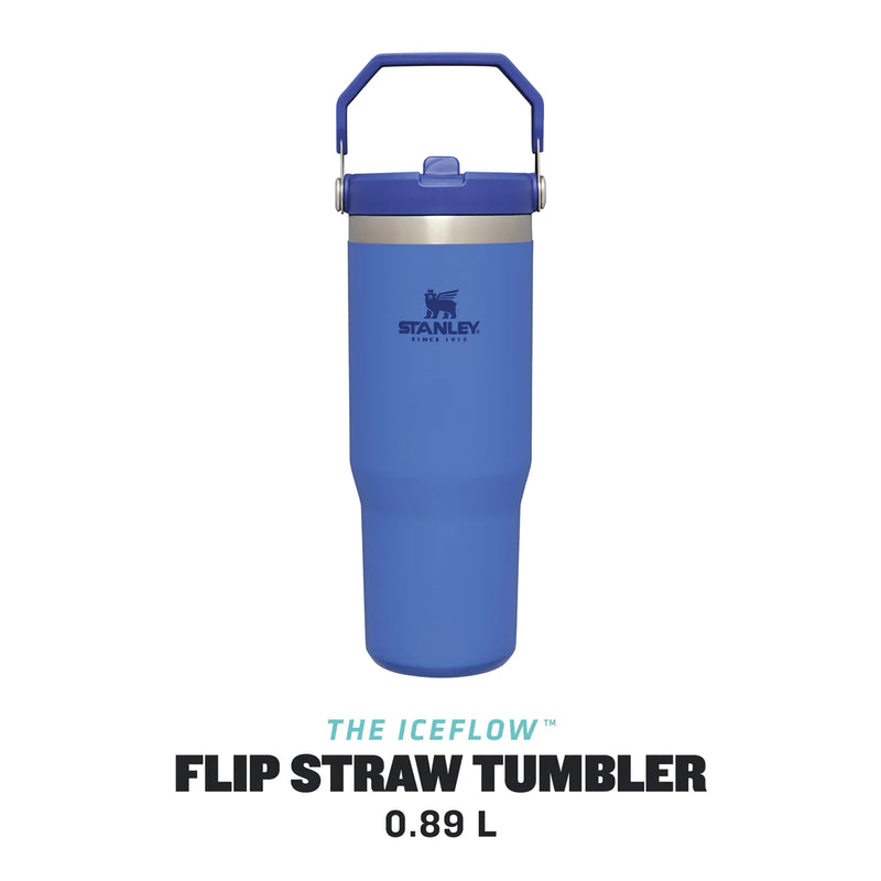 Stanley Classic Iceflow Flip Straw Tumbler iriksensininen 0,89L