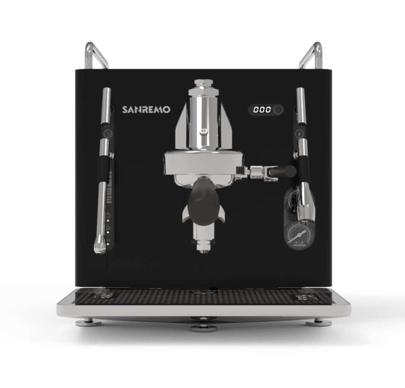 حزمة SANREMO Cube R باللون الأسود مع مطحنة القهوة Sanremo AllGround
