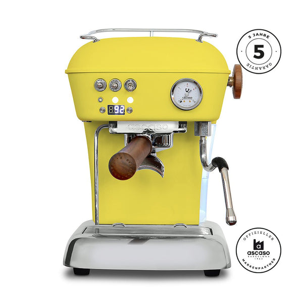 Ascaso Dream PID espresso machine matt yellow
