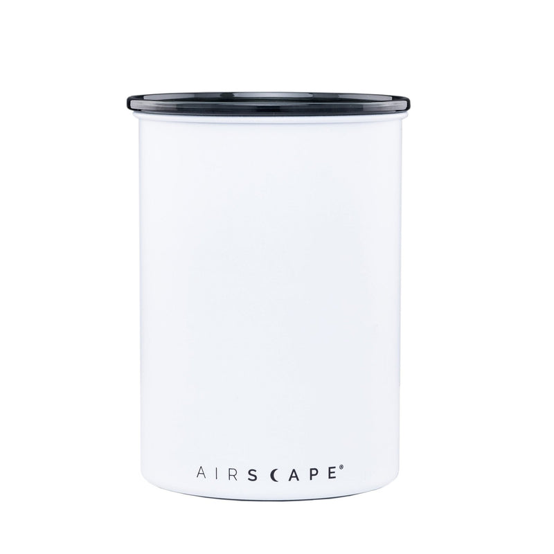 علبة قهوة Airscape® / حاوية مفرغة من الهواء 500 جرام أبيض غير لامع