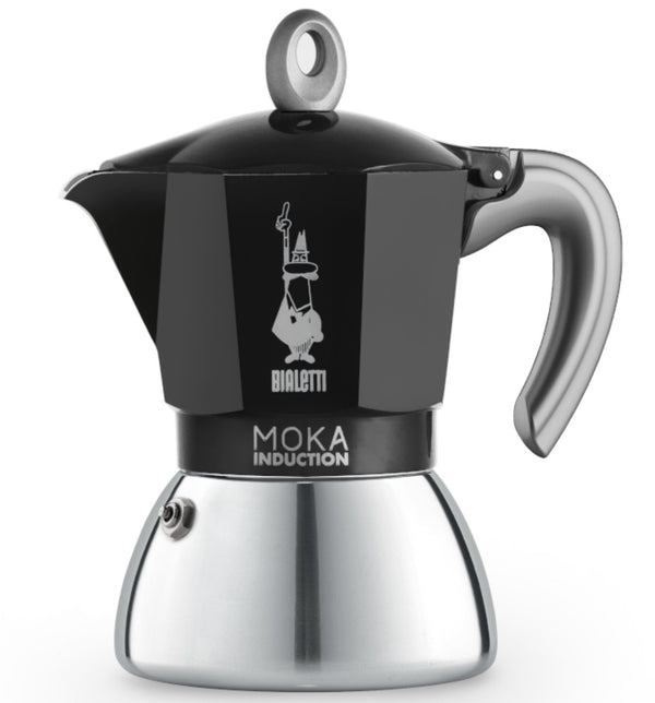Octagonal black and rose gold coffee cup for Moka - Bialetti