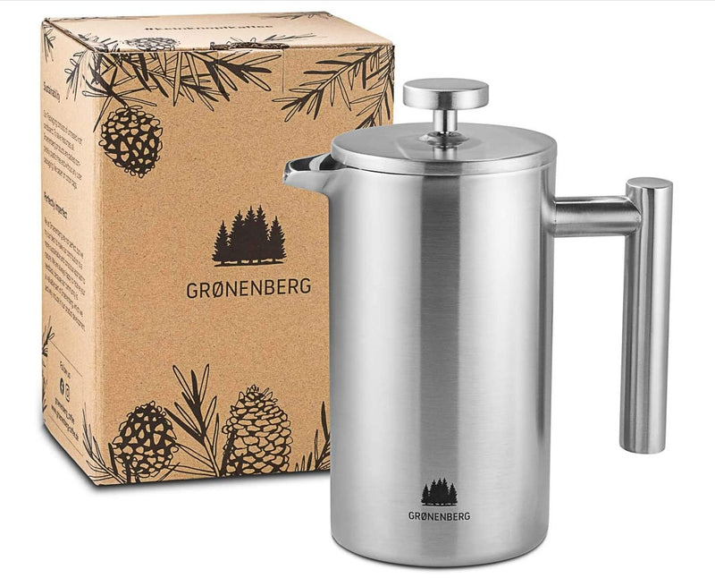 Groenenberg stainless steel French Press 0.6 liters incl. replacement filter