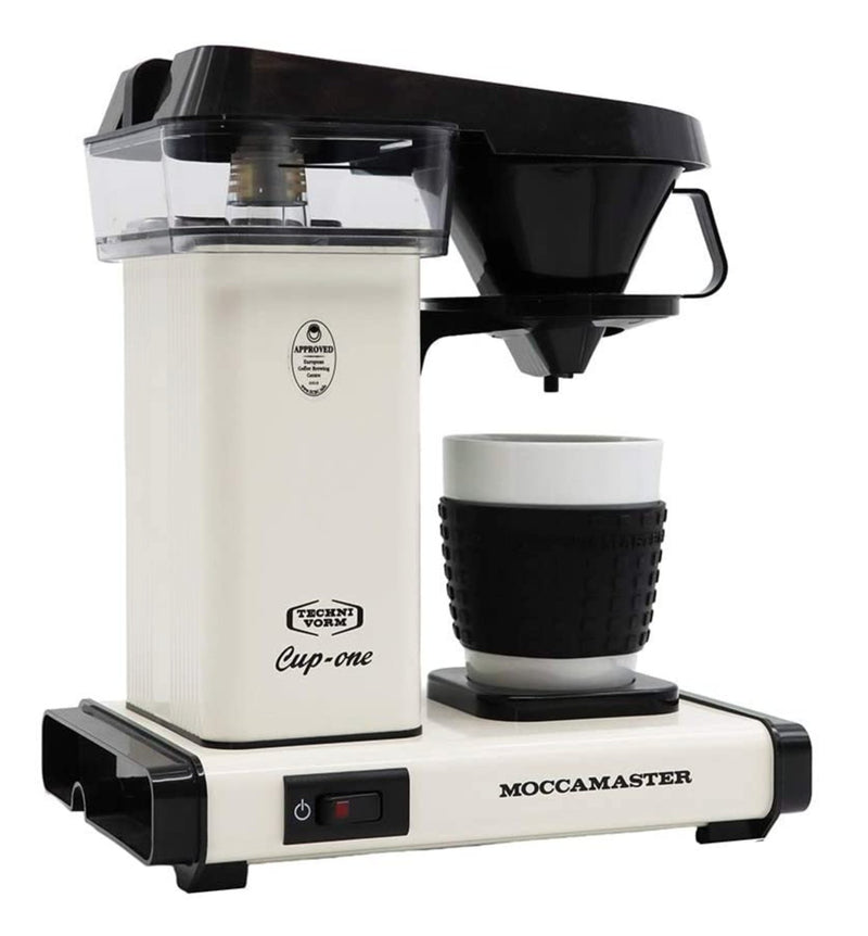 ماكينة صنع القهوة المفلترة Moccamaster Cup One ماكينة صنع القهوة باللون الأبيض الفاتح