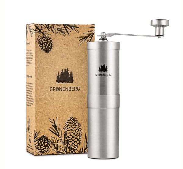 Gift set filter: manual coffee grinder + French press (3 sizes to choose from)