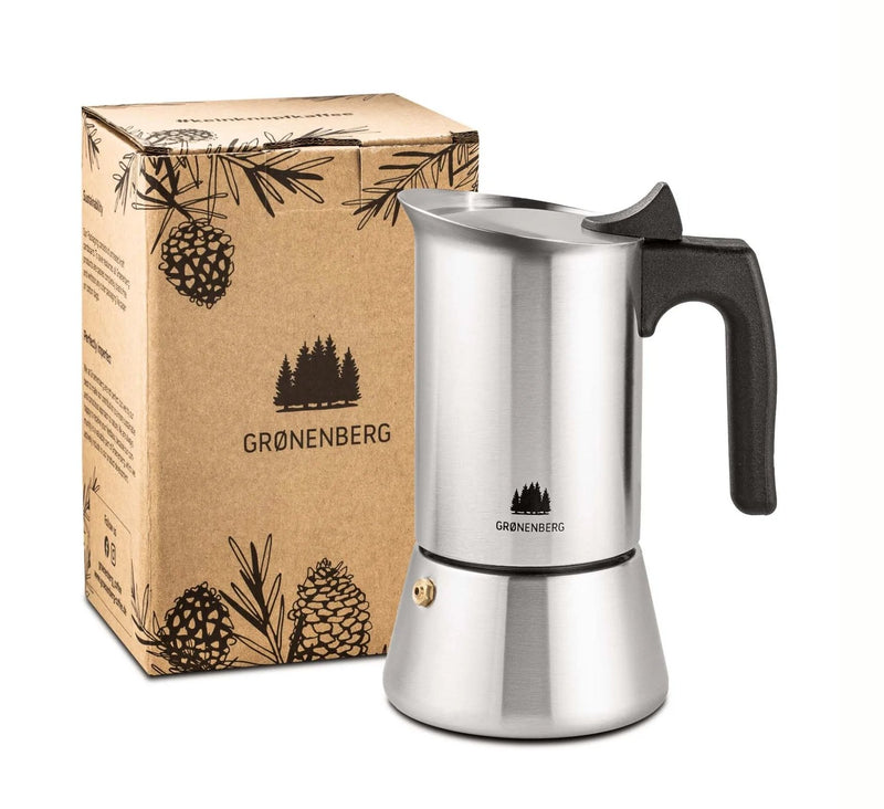 Espresso Set 2 : Machine à expresso à induction (3 tailles) + moulin à café manuel + grains de café