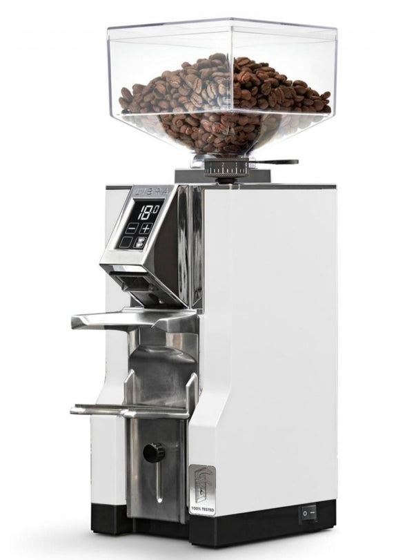 مطحنة القهوة يوريكا نيو ميجنون ليبرا بمقياس 16CR، أبيض