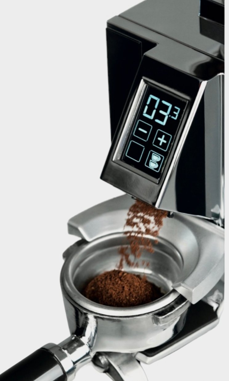 Eureka New Mignon LIBRA coffee grinder with scale 16CR chrome