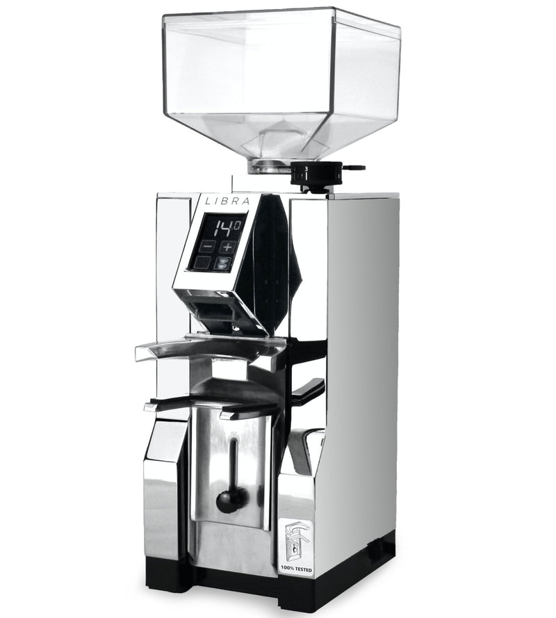 Eureka New Mignon LIBRA moulin à café avec graduation 16CR Chrome