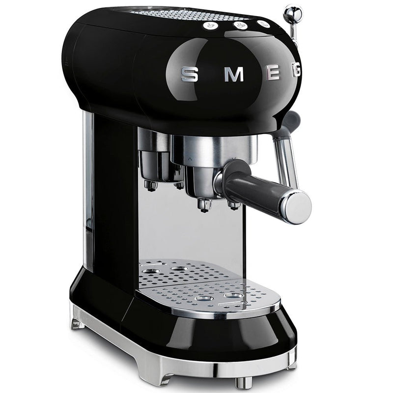 Máquina de espresso SMEG con soporte de pantalla ECF01BLEU negro