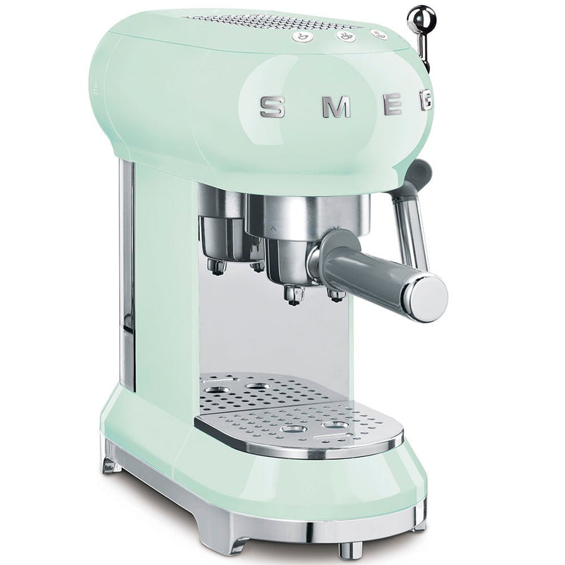 ماكينة إسبريسو سميج مع فلتر القهوة ECF01PGEU باللون الأخضر الباستيل