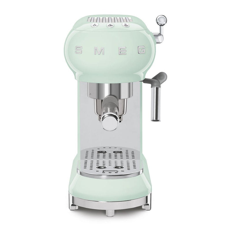 Smeg espressomachine met schermdrager ECF01PGEU pastelgroen