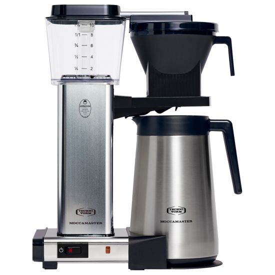 ماكينة فلتر القهوة موكاماستر - 1.25 لتر - KBGT فضي مصقول