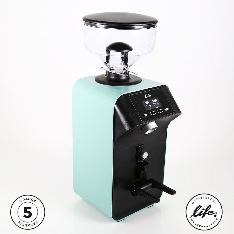 Life by CEADO electric coffee grinder aquamarine blue